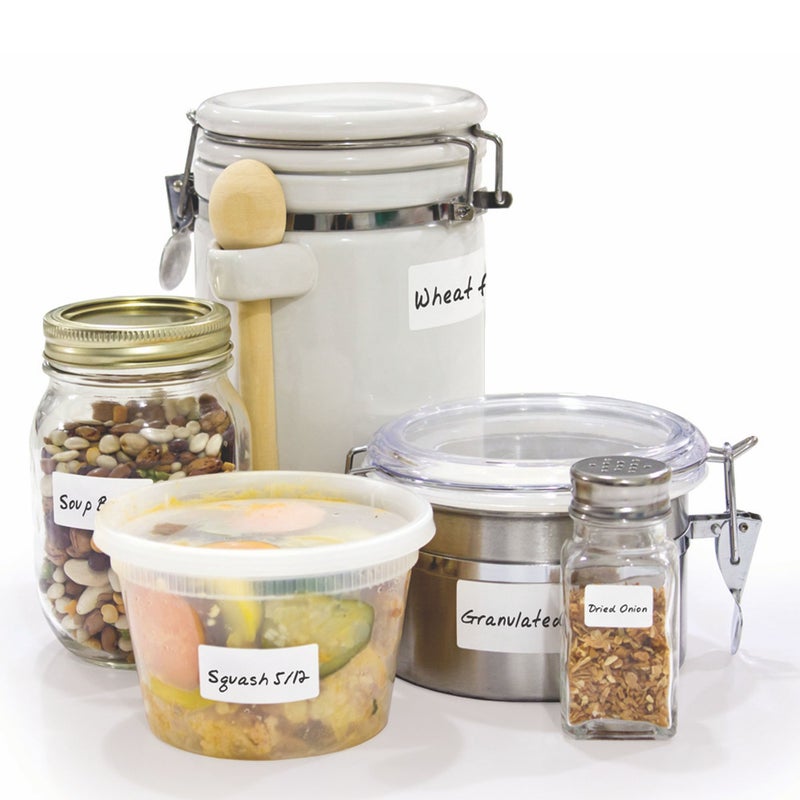 Jokari Erasable Food Labels 2-Pack Starter Kits With Pen & Erasers, Reusable Label Multi-Color, Freezer, Microwave & Dishwasher Safe Kitchen Tool for All-Purpose Meal Organization by Jokari - Image 4